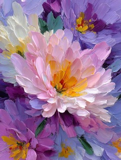 力強くひらく花の色と光/Bold Flower Colors