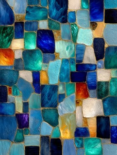 色彩が溶け合う光のモザイク/Blended Mosaic