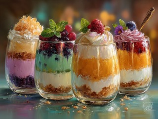 宝石のように輝く甘い休息/Jeweled Sweets