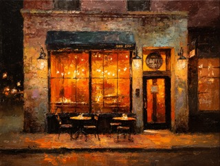 夜の窓明かり/Night Cafe Lights