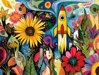 花咲く宇宙旅行/Blooming Space Journey