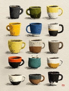 個性豊かなマグカップ/Unique Mugs