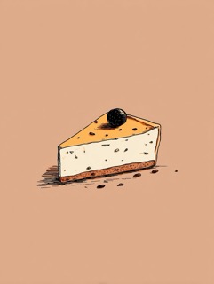 午後のチーズケーキ/Afternoon Cheesecake