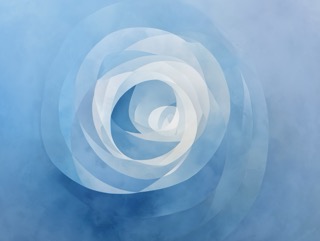 青の積層/Layered Blue